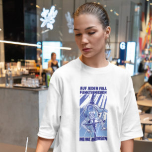 Fallande cyklist t shirt