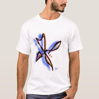 fallande fågel t shirt