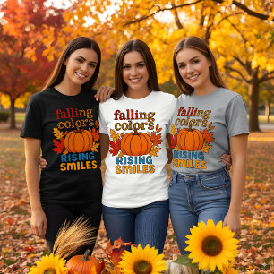 Fallande Färg Stigning Högercitat för sjömil T Shirt