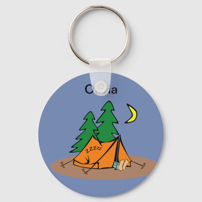 Fällande fiskdesign ™ nyckelring (Framsida)