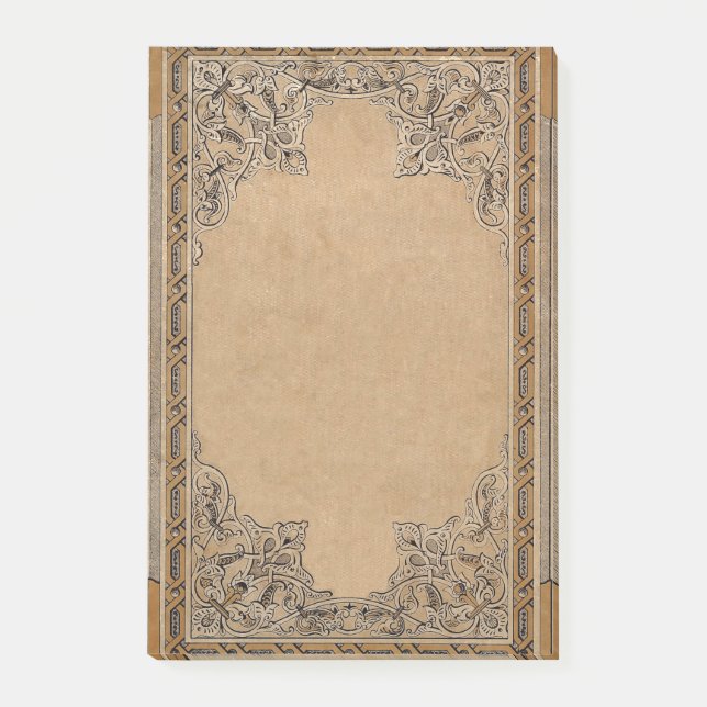 Fallande gammalt knowork Papprare Post-it Block (Framsida)