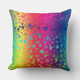 Fallande hörn färgstarka kudde