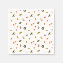 Fallande Höst löv Pappersservett