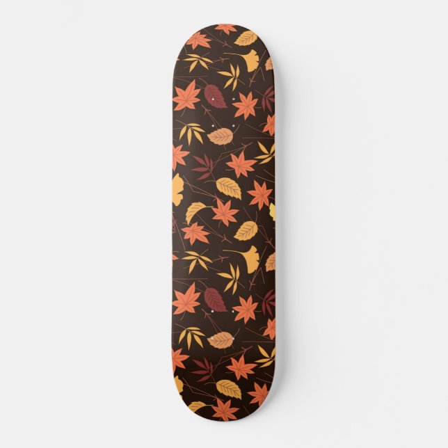 Fallande Höst löv Skateboard (Framsida)