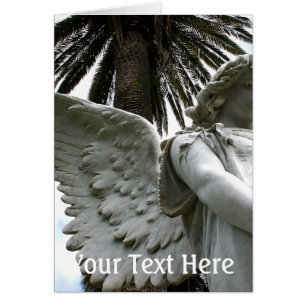 Fallande i fred hälsningskort