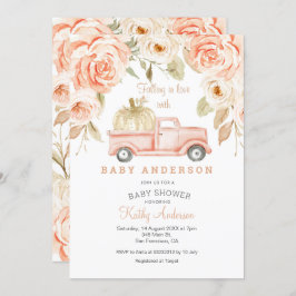 Fallande i inbjudan till babydisken i Kärlek