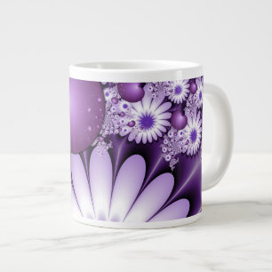 Fallande i Kärlek Abstrakt Flowers & Hearts Fracta Jumbo Mugg