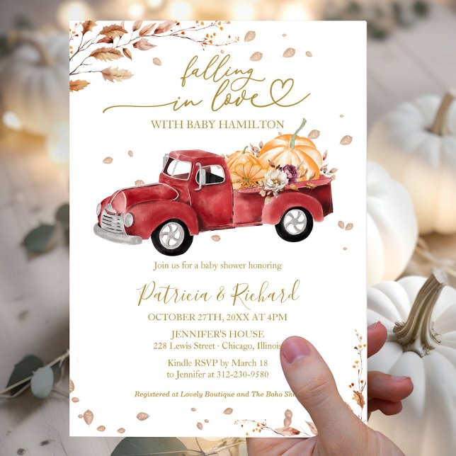 Fallande i Kärlek Baby Shower Inbjudningar (Skapare uppladdad)
