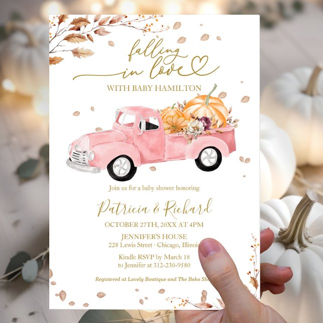 Fallande i Kärlek Baby Shower Inbjudningar (Skapare uppladdad)