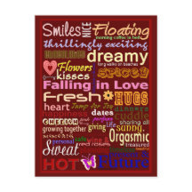 Fallande i Kärlek | Blue Beach Sång™-vykort