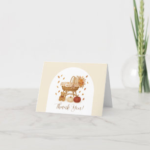 Fallande i Kärlek Boho Baby Shower Tack Kort