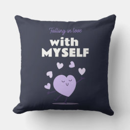 Fallande i Kärlek med Minself Self Kärlek Kudde