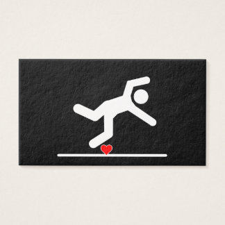 Fallande i Kärlek Pictogram Visitkort