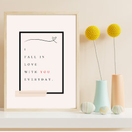 Fallande i kärlek poster