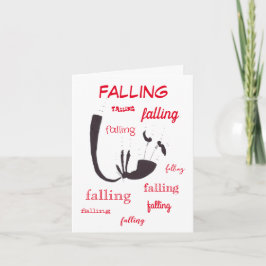 Fallande i Kärlek Valentinkortet Kort