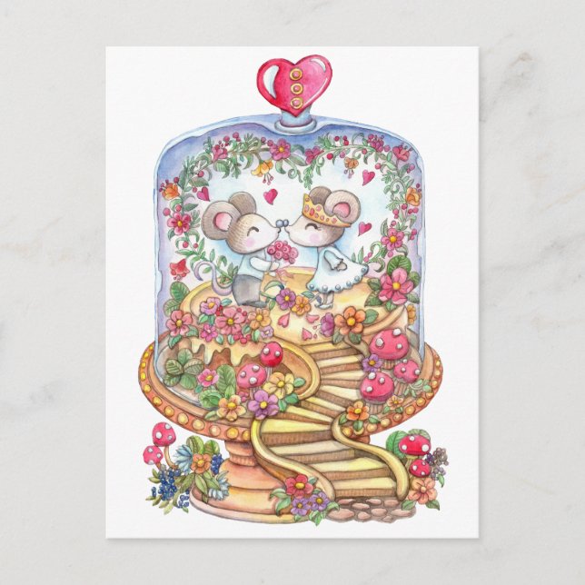 Fallande i Kärlek Vykort (Framsida)