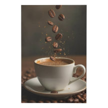 Fallande kaffebönor
