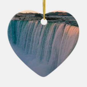 Fallande kärlek Niagara Ontario Kanada för Julgransprydnad Keramik