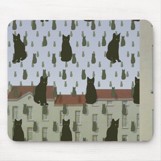 fallande katter Mousepad för s Musmatta (Framsidan)