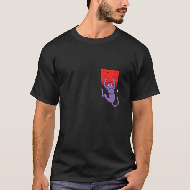 Fallande Kattficka T Shirt (Framsida)