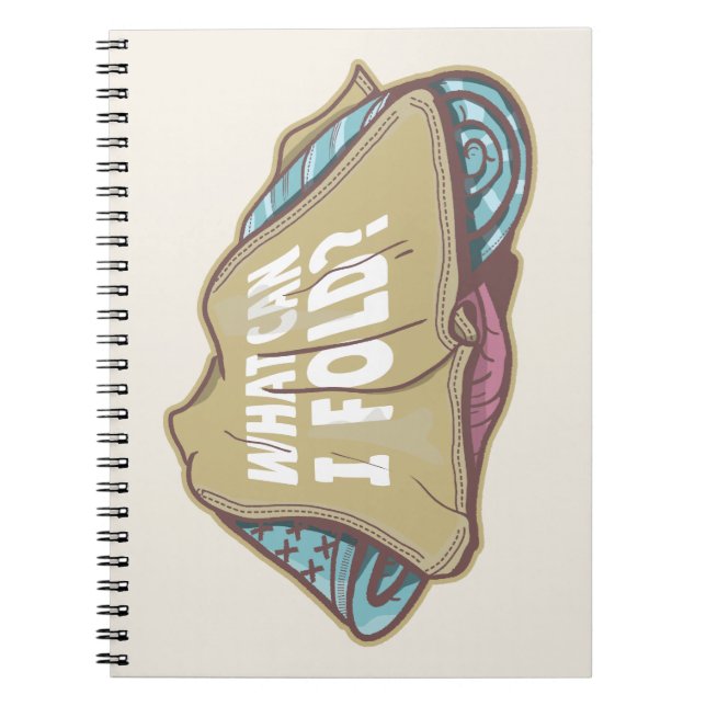 Fällande kläder, tvätt-dagen anteckningsbok (Framsidan)