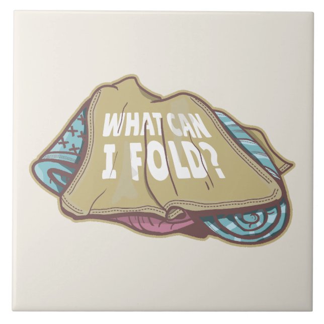 Fällande kläder, tvätt-dagen kakelplatta (Framsidan)