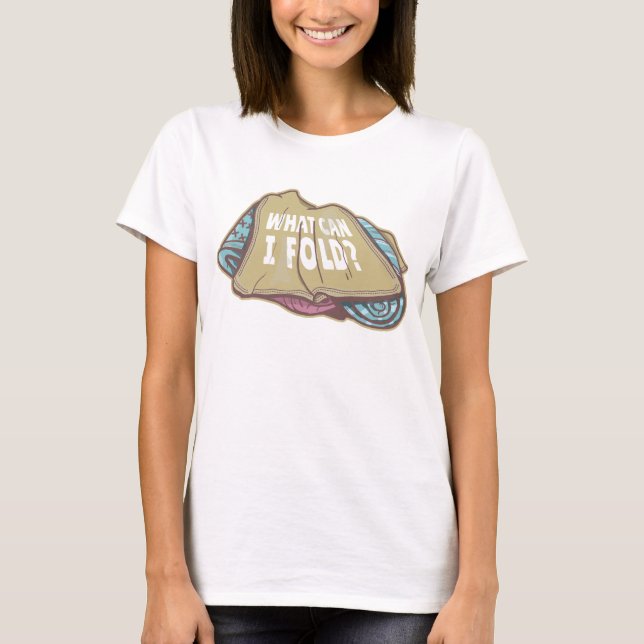 Fällande kläder, tvätt-dagen t shirt (Framsida)