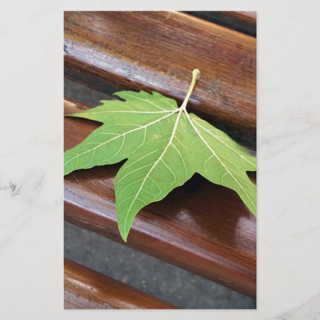 fallande löv brevpapper (Framsida)