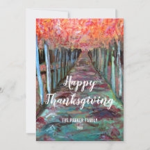 Fallande löv Höst skog Thanksgiving Högtid
