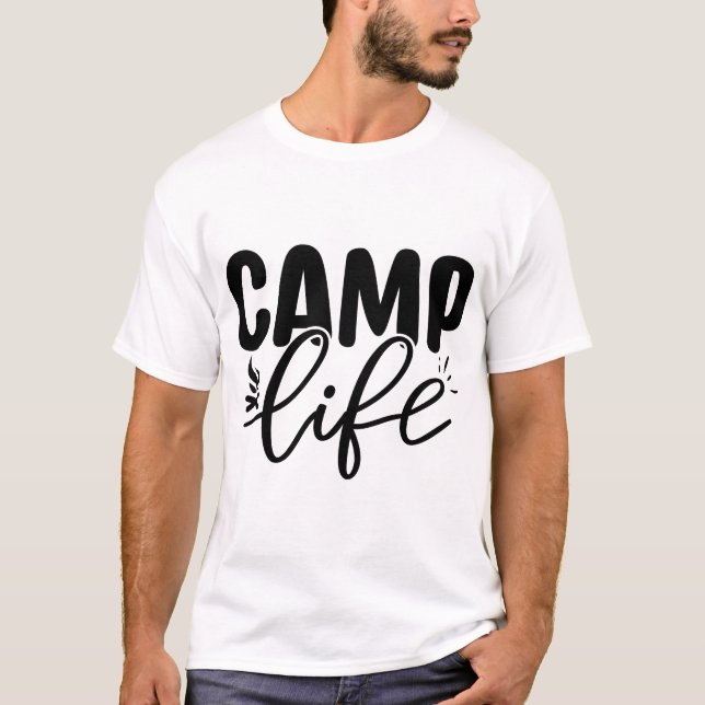 Fallande löv och mysiga stämningar t shirt (Framsida)