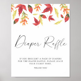 Fallande löv - poster av blystråle