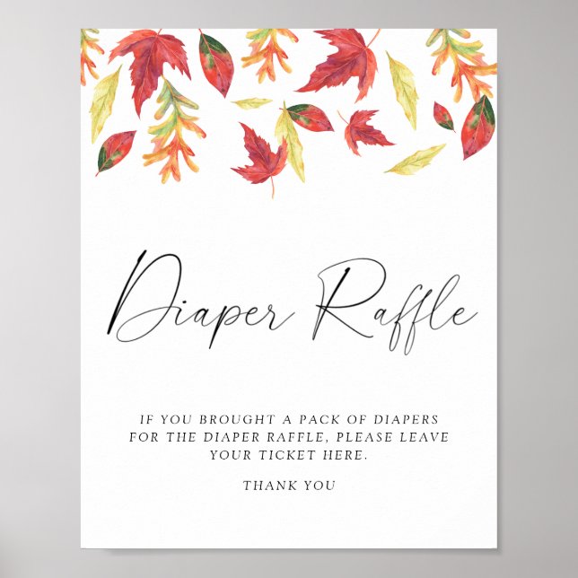 Fallande löv - poster av blystråle (Framsidan)