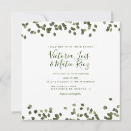 Fallande Löv sjunker hösten Rustic Bröllop