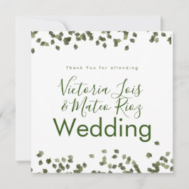 Fallande Löv sjunker hösten Tack Bröllop