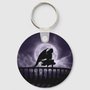 Fallande måne Keychain Nyckelring