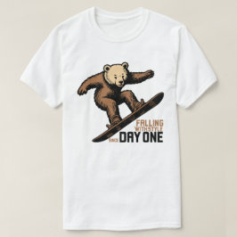Fallande med stil sedan första dagen t shirt
