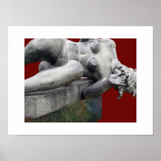 Fallande Medusa ~ Skriv ut/Poster Poster (Framsidan)