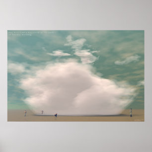 Fallande moln Poster