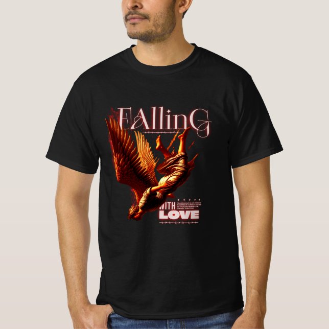 FALLANDE ÖRN DESIGN T SHIRT (Framsida)