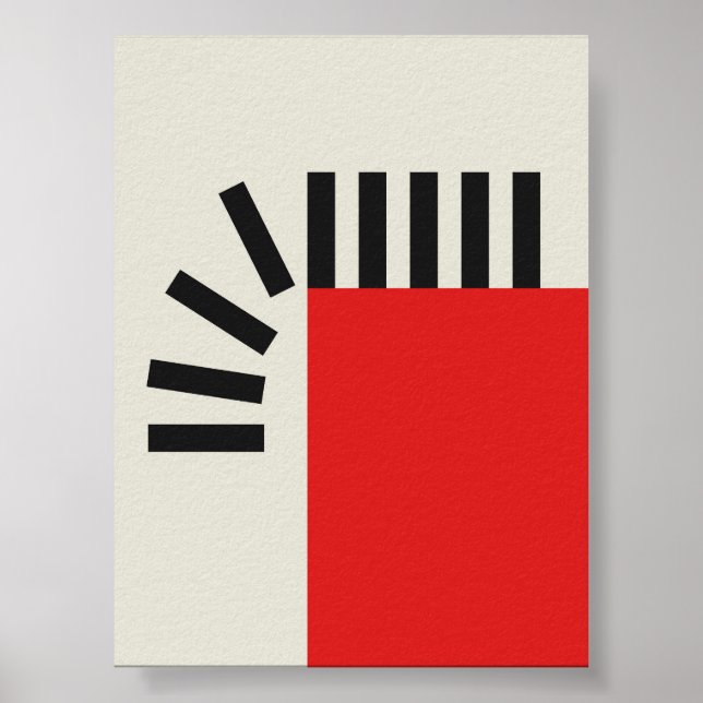 Fallande pixlar i Abstrakten Frihet Poster (Framsidan)