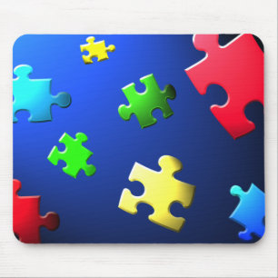 Fallande pusselmousepad musmatta