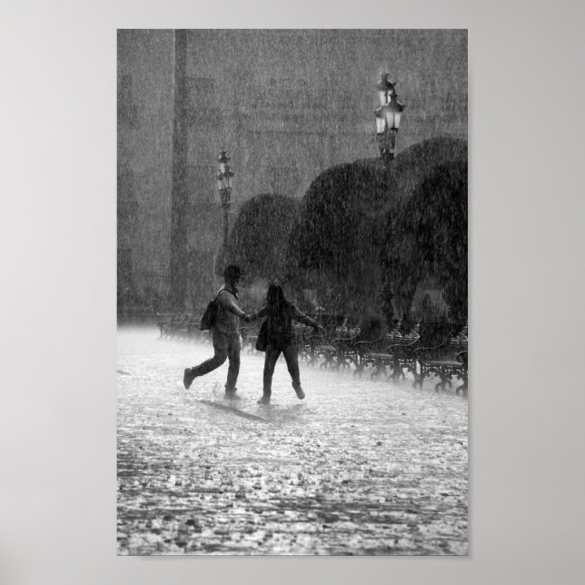 Fallande Rain Poster (Framsidan)