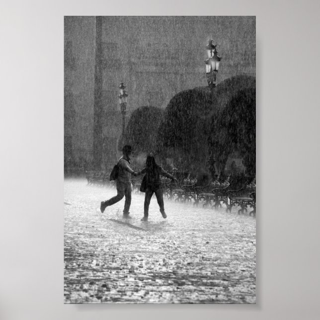 Fallande Rain Poster (Framsidan)