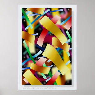 "FALLANDE REGNBÅGE PÅ NATTEN" by: Robert Poster