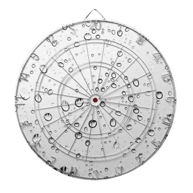 Fallande regndroppar darttavla (Framsidan)