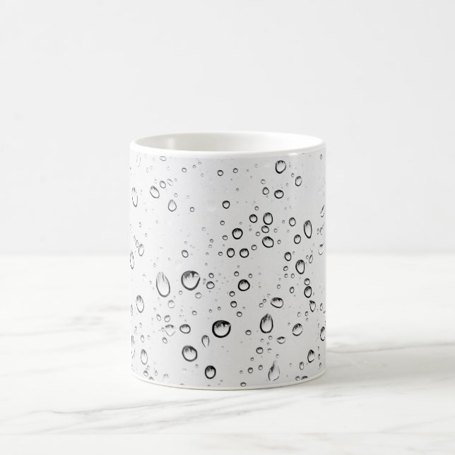 Fallande regndroppar kaffemugg (Center)