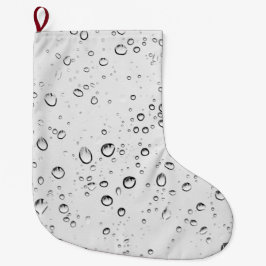 Fallande regndroppar stor julstrumpa