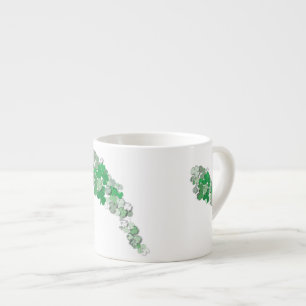 Fallande Shamrocks Espressomugg
