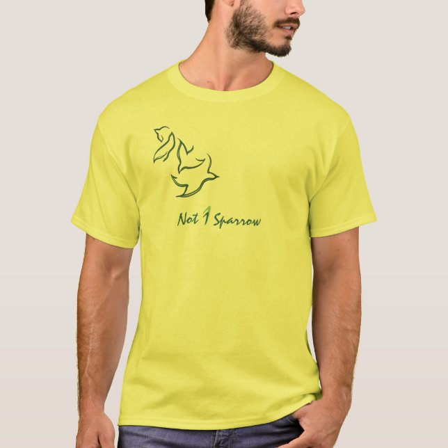Fallande Sparrows "T ", T-shirt (Framsida)