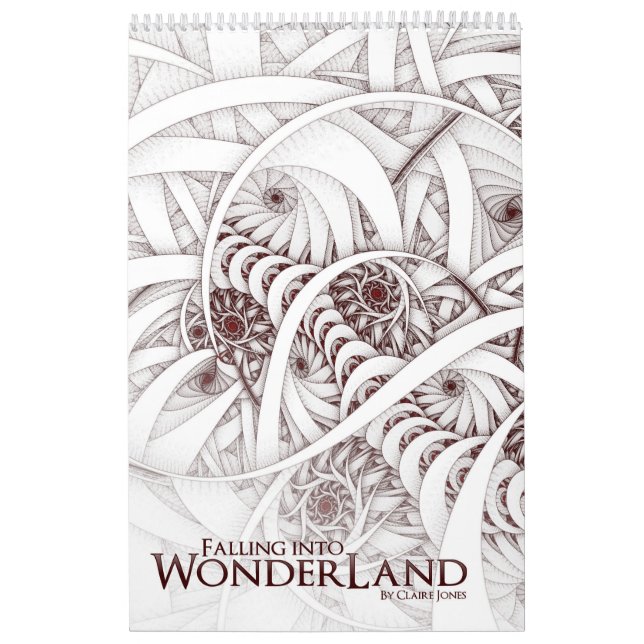 "Fallande" spiral Fractal Kalender (Omslag)